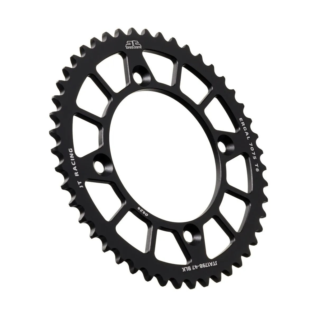 JT Sprockets Aluminium Baghjul 47t Sort
