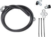 Drag Specialties Extended Black Vinyl Brake Line Kit