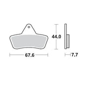 Moto-master Racing Brake Pads For Atv