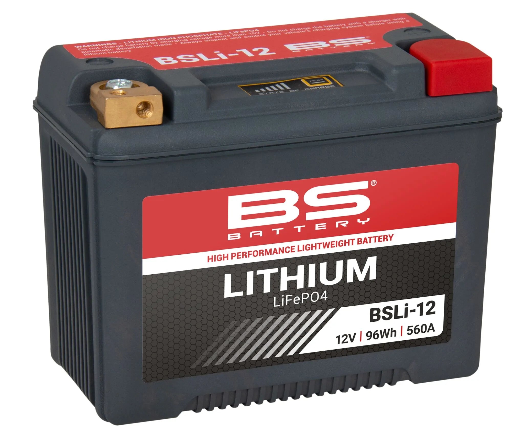 Bs Batteri Lithium Lifepo4 Motorcykel Batteri