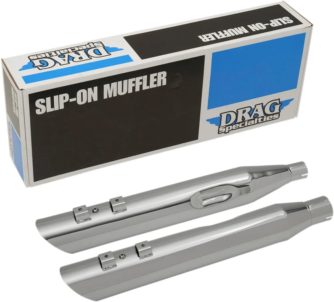 Drag Specialties Slashdown Slip-on Mufflers - Chrome