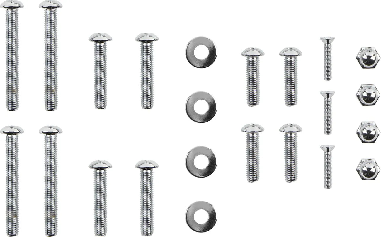 Vis Chrome Sissy Bar Kit - Black & Chrome