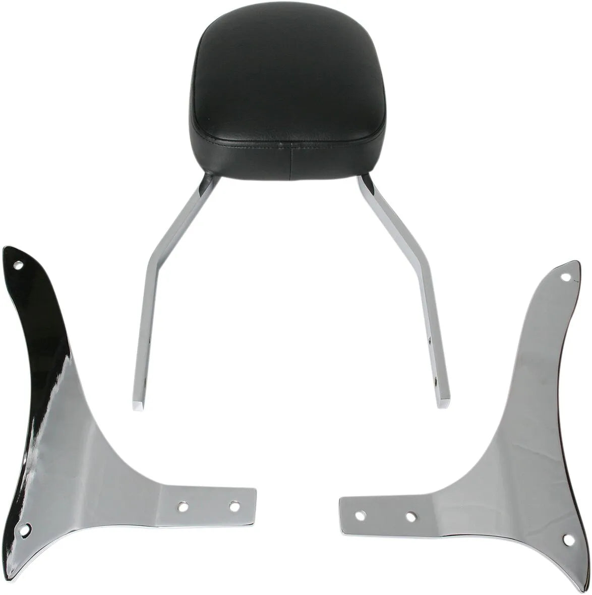 Cobra Square Sissy Bar Kit - Krom