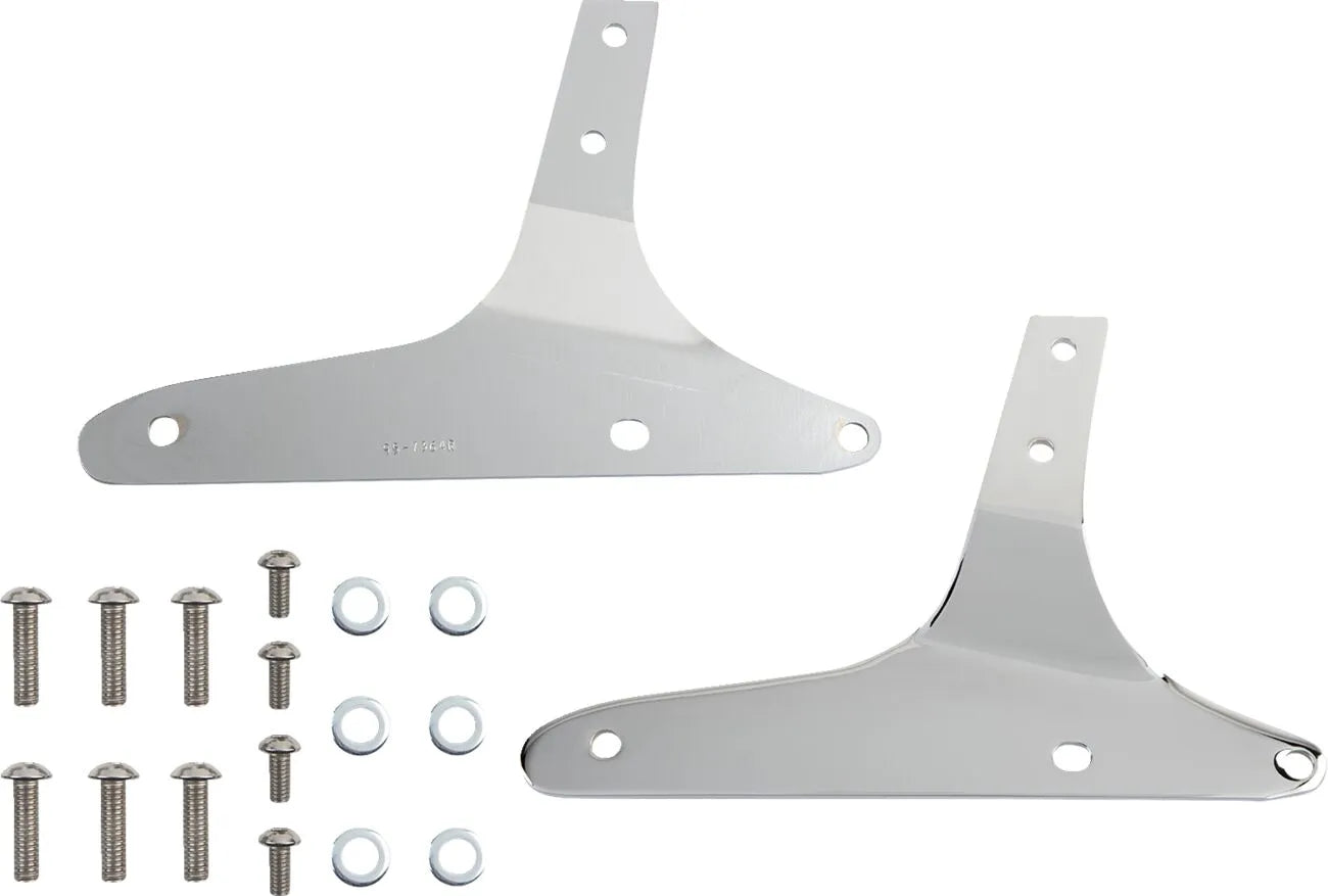 Cobra Square Sissy Bar - krom finish