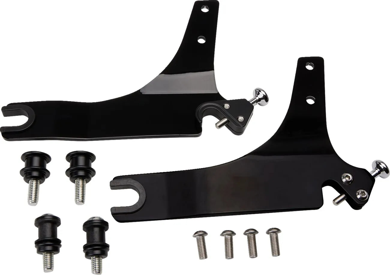 Cobra aftageligt ryglænssæt - sort stål