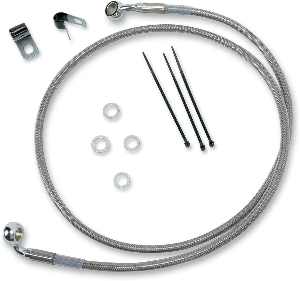 Drag Specialties Extended Brake Line Kit For Abs Models