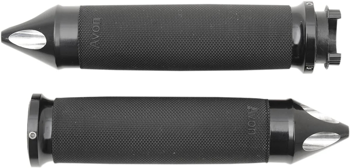 Avon Grips Custom Spike End Grips - Sort Anodiseret