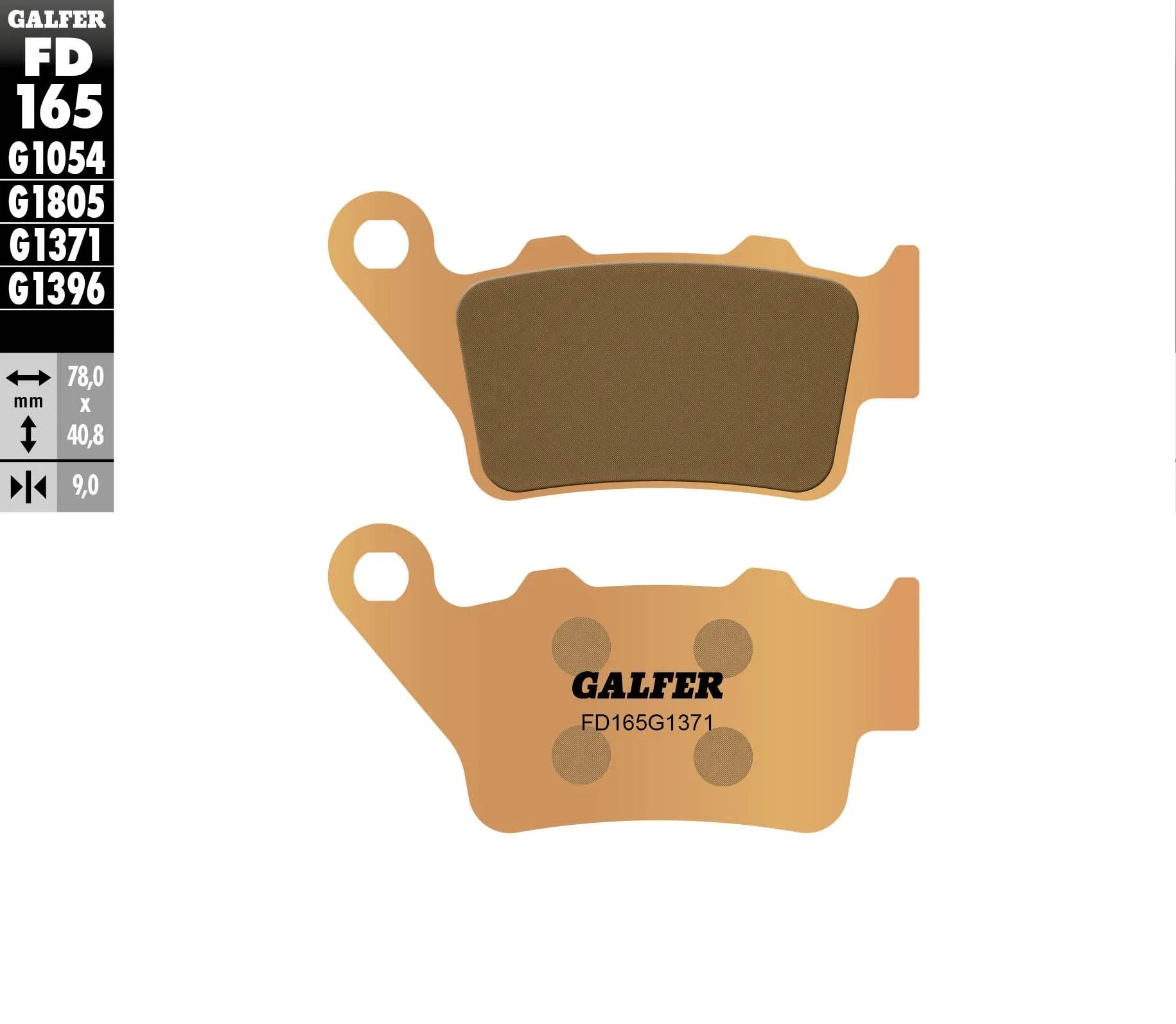 Galfer Hh Sintered Brake Pads For Motorcycle