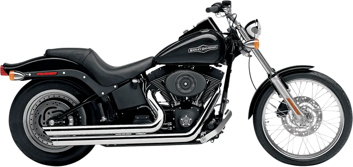 Cobra Speedster Slashdown Exhaust System - Chrome 2-into-2