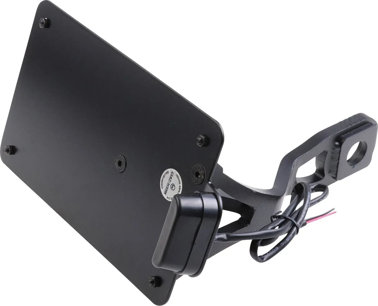 Cult Werk License Plate Holder - Black Steel