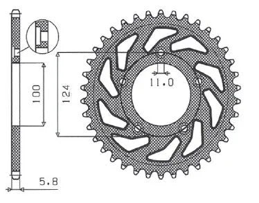 Sunstar Aluminium Baghjul - Højtydende 520