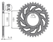 Sunstar Aluminium Baghjul - 520 Kæde