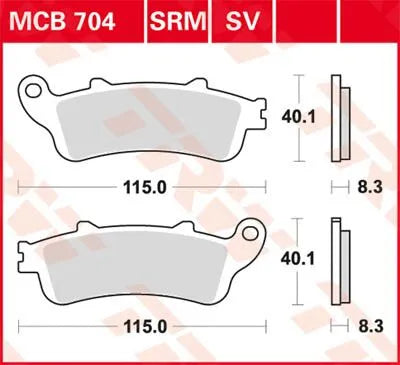 Trw All Round Sintered Metal Brake Pads