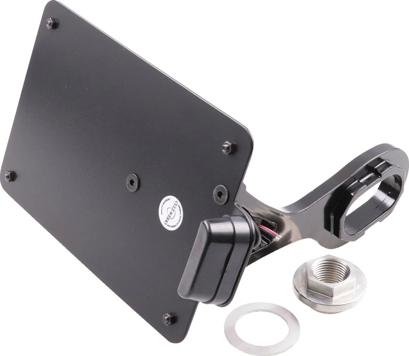 Cult Werk License Plate Holder With Led Light