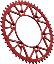 JT Sprockets Aluminium Baghjul - 50t Rød