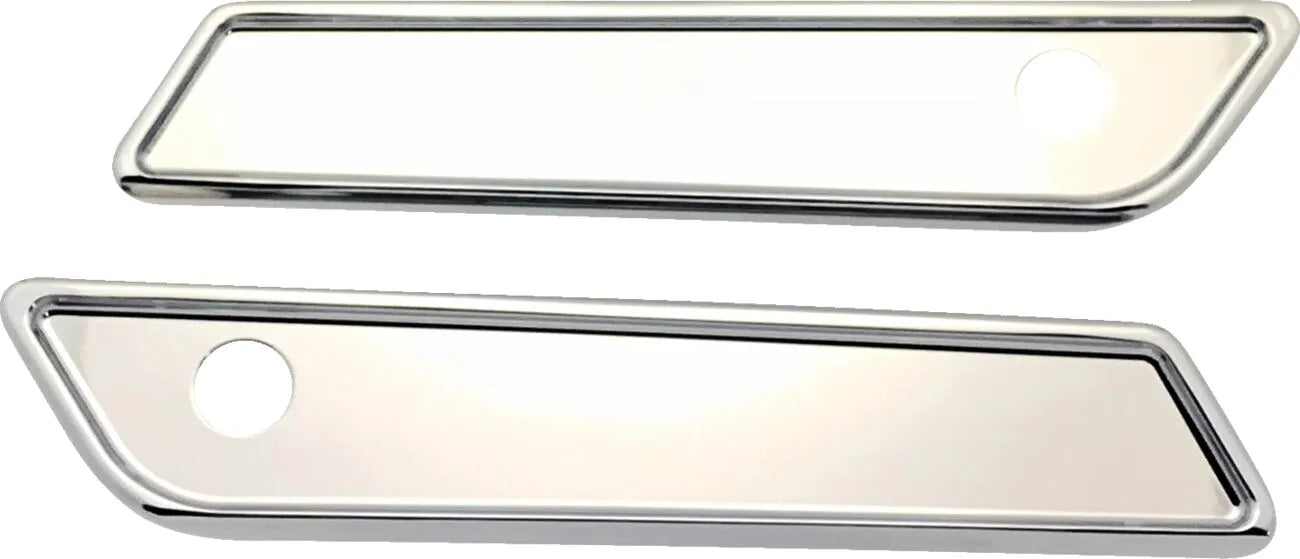 Pro-one saddlebag Låseovertræk - krom, aluminium