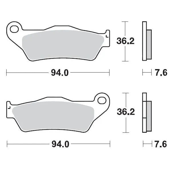 Moto-master Nitro Sport Brake Pads - Sintered Metal
