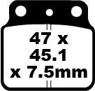 Ebc Tt Sport Carbon Fusion Brake Pads