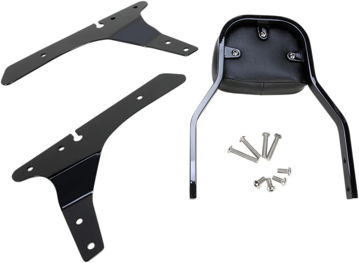 Cobra Square Sissy Bar - Sort