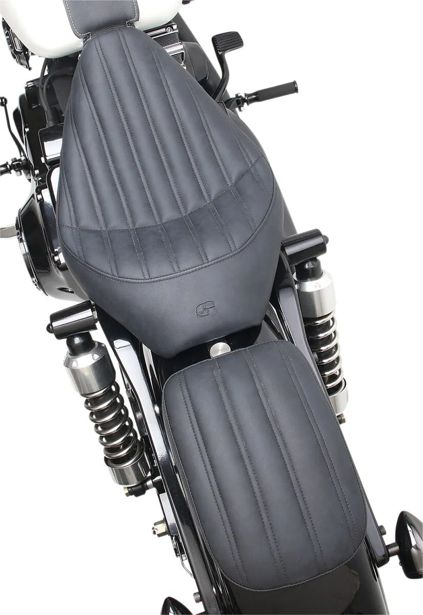 Saddlemen Aftagelig Pillion Pad - Lav profil