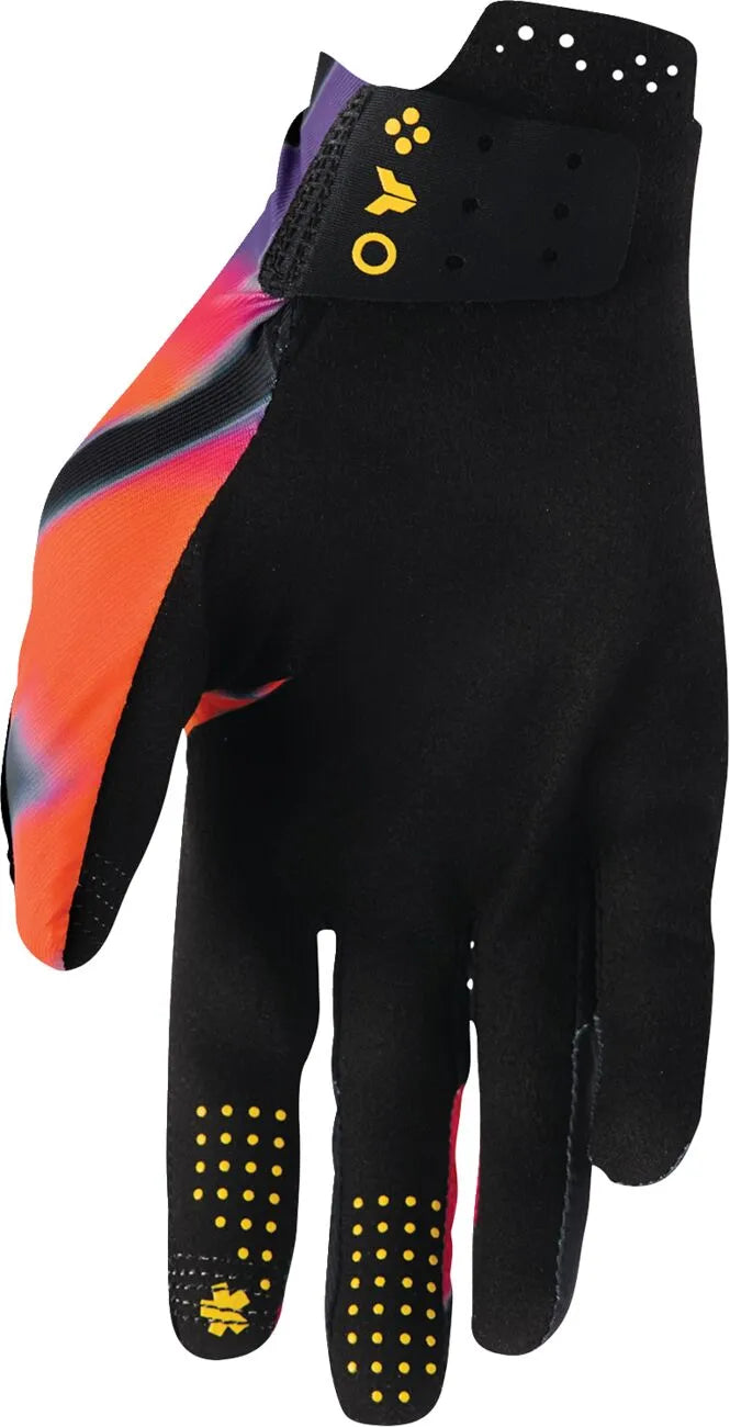 Thor Sportmode Inferno Gloves - Black/Orange/Pink/Purple
