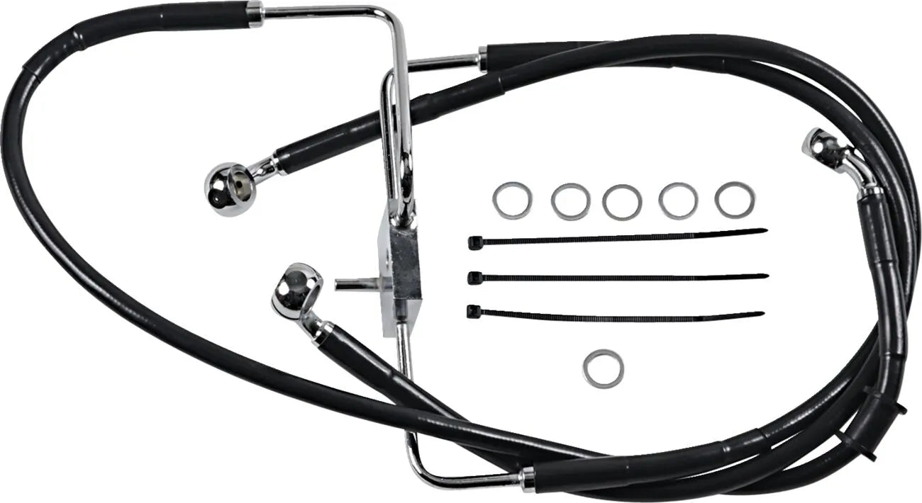 Drag Specialties Extended Brake Line 37" Front