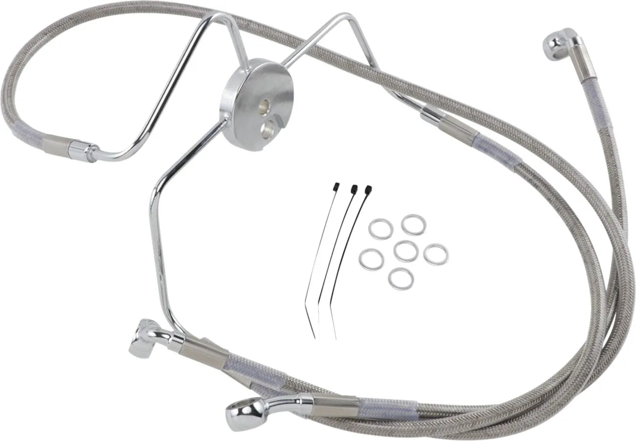 Drag Specialties Extended Brake Line Kit For Abs Models