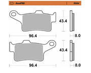 Moto-master Roadpro Sintered Metal Brake Pads