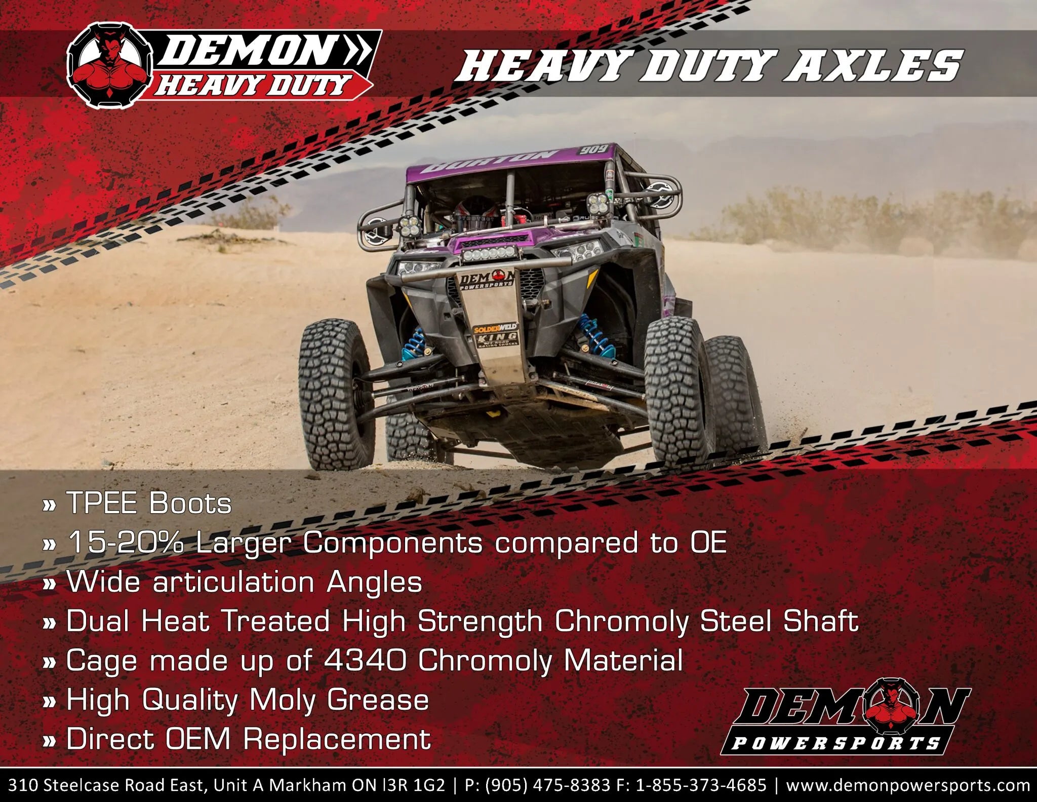Demon Heavy-duty aksel