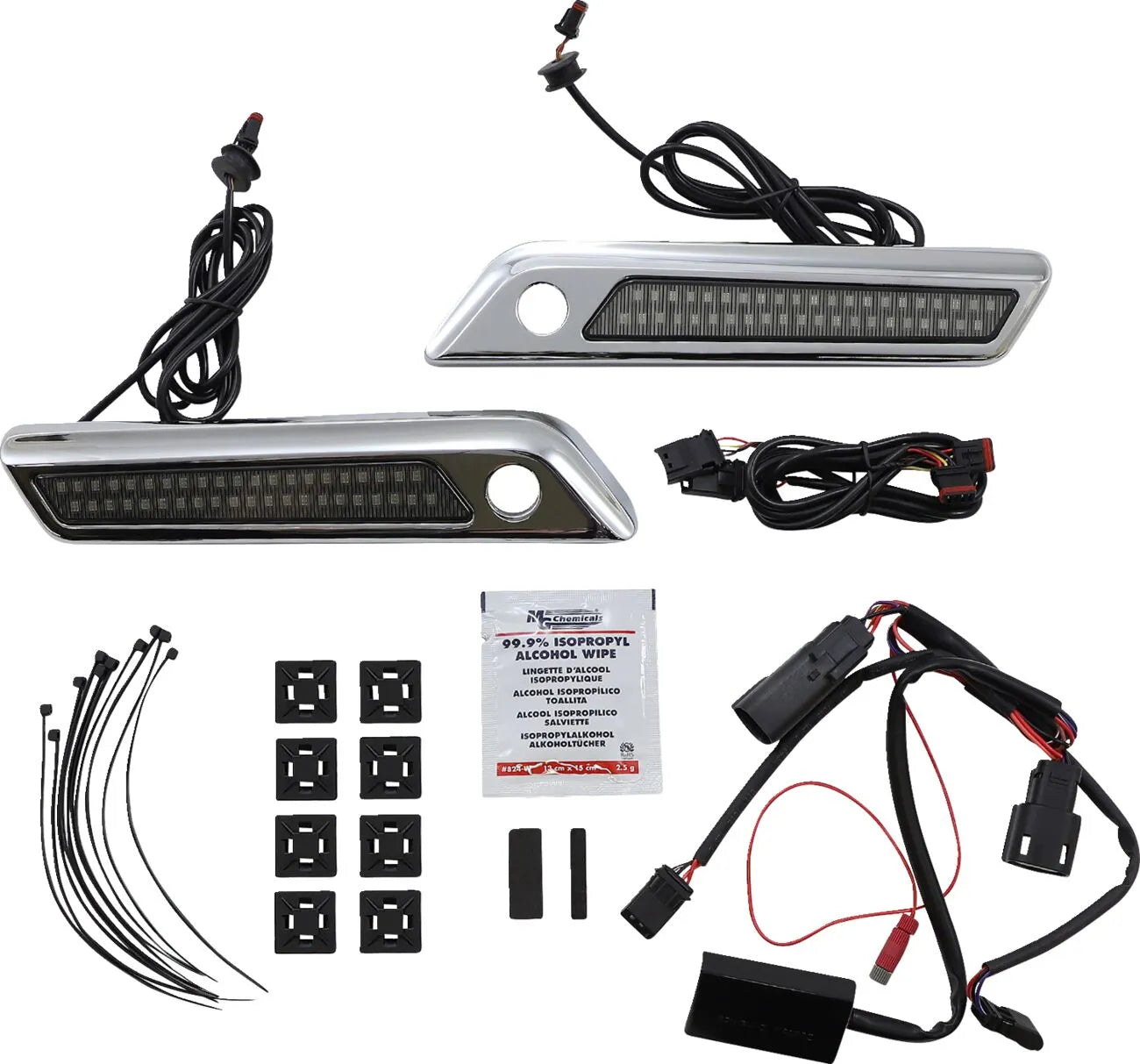 Custom Dynamics sadeltaske Lås Led Accent Lights