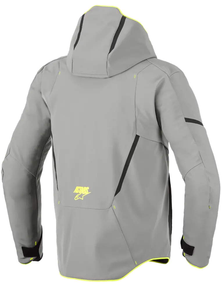 Alpinestars Aeroshell Waterproof Jacket For Men - Gray/Yellow