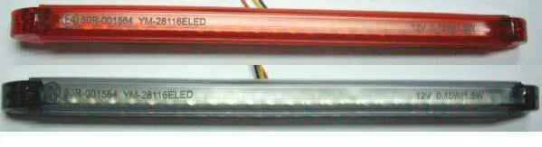 Parts Europe E-marked Led Taillight With Red Lens