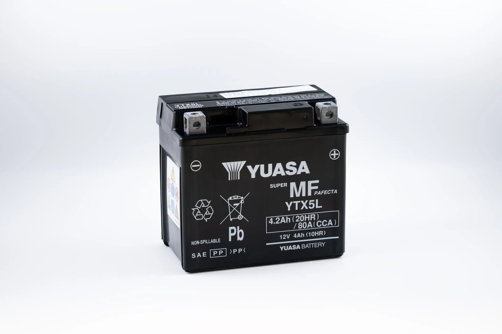 Yuasa Ytx5l Agm Vedligeholdelsesfrit batteri