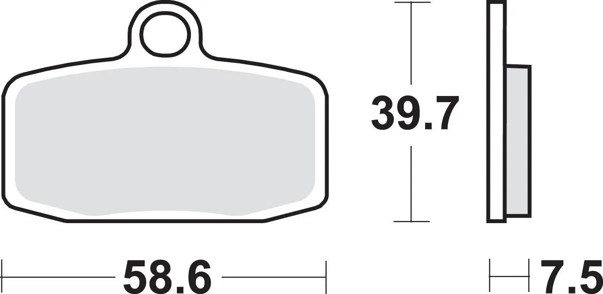 Sbs Rsi Offroad Racing Sintered Brake Pads Set