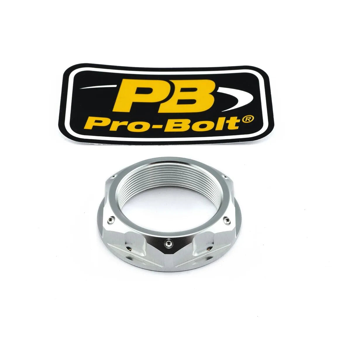 Pro Bolt Aluminium Top Yoke Møtrik - Sølv