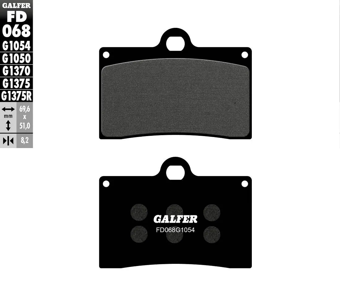 Galfer Semi-metallic Brake Pads - Versatile Performance