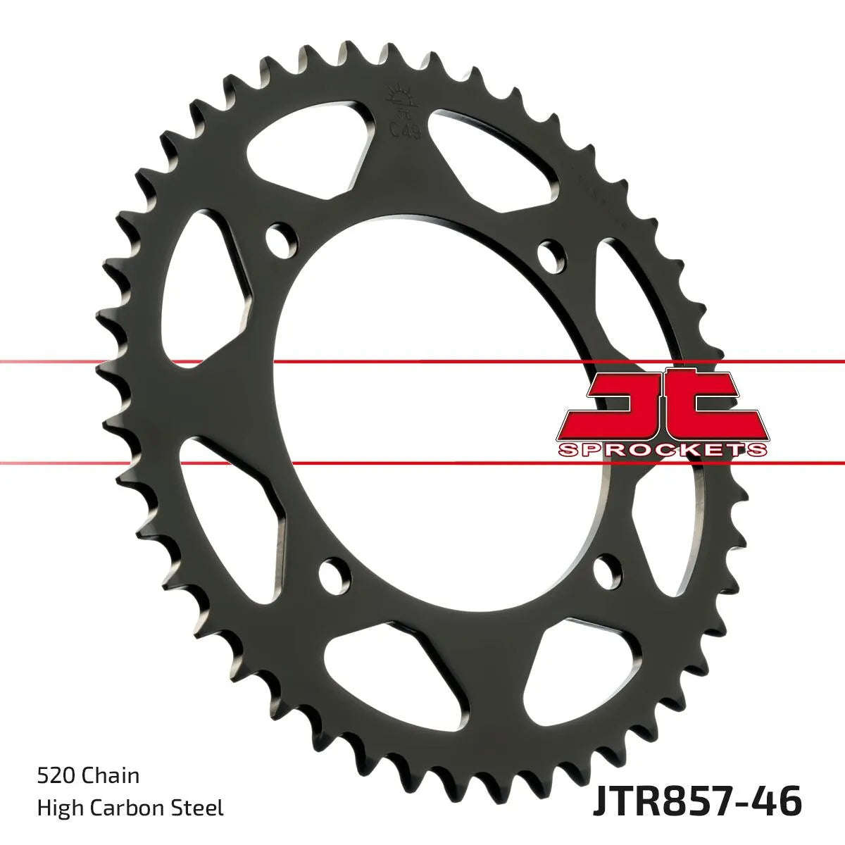 Jt Sprockets Stål Baghjul - 520, 46t