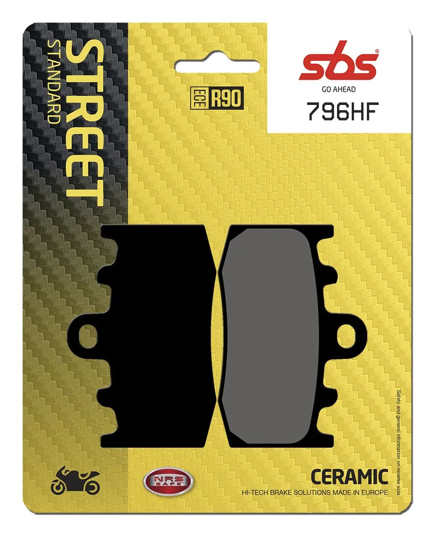 Sbs Hf Street Ceramic Brake Pads For Street Bikes
