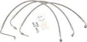 La Choppers Stainless Steel Brake Line Kit For Ape Hangers