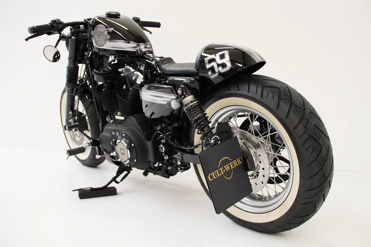 Cult Werk License Plate Holder - Black Steel