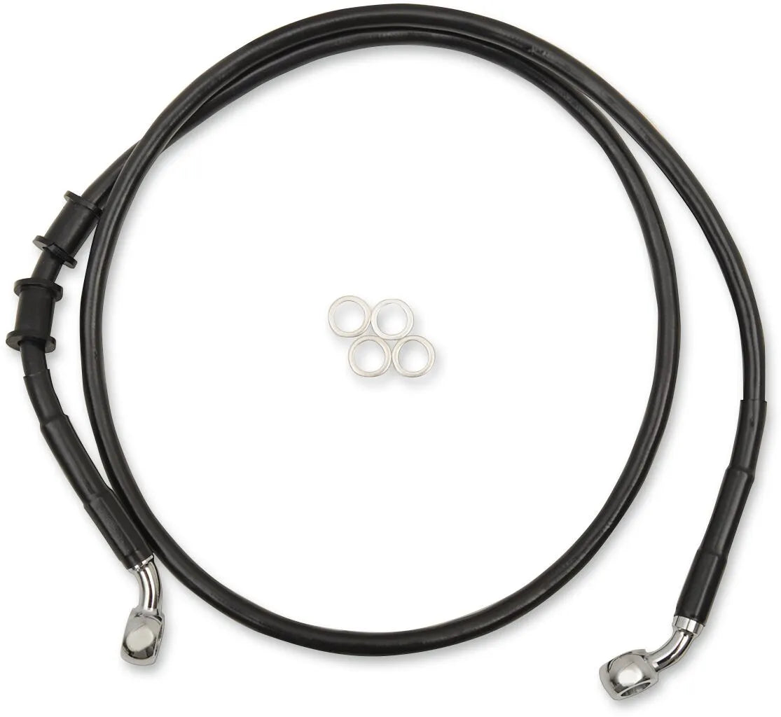 Drag Specialties Stainless Steel Brake Line Kit - Front Upper