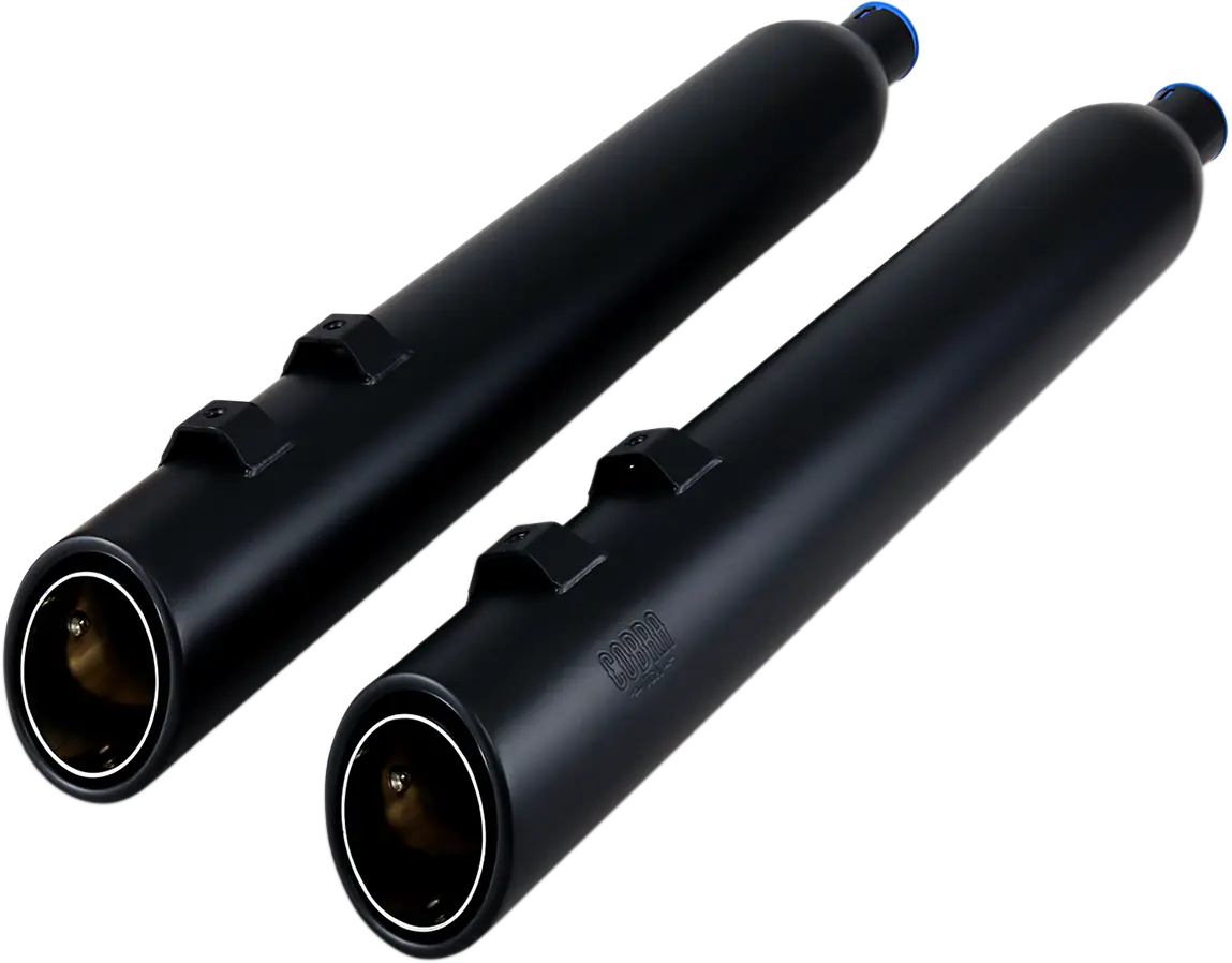 Cobra 909 Uppercut Slip-on Mufflers - Black