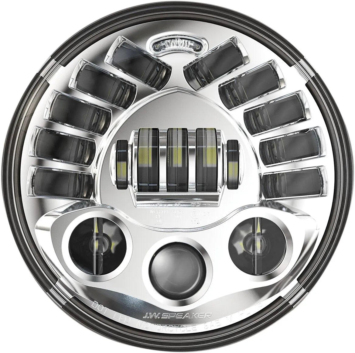 J.wHøjttaler 7" LED adaptiv 2-forlygte