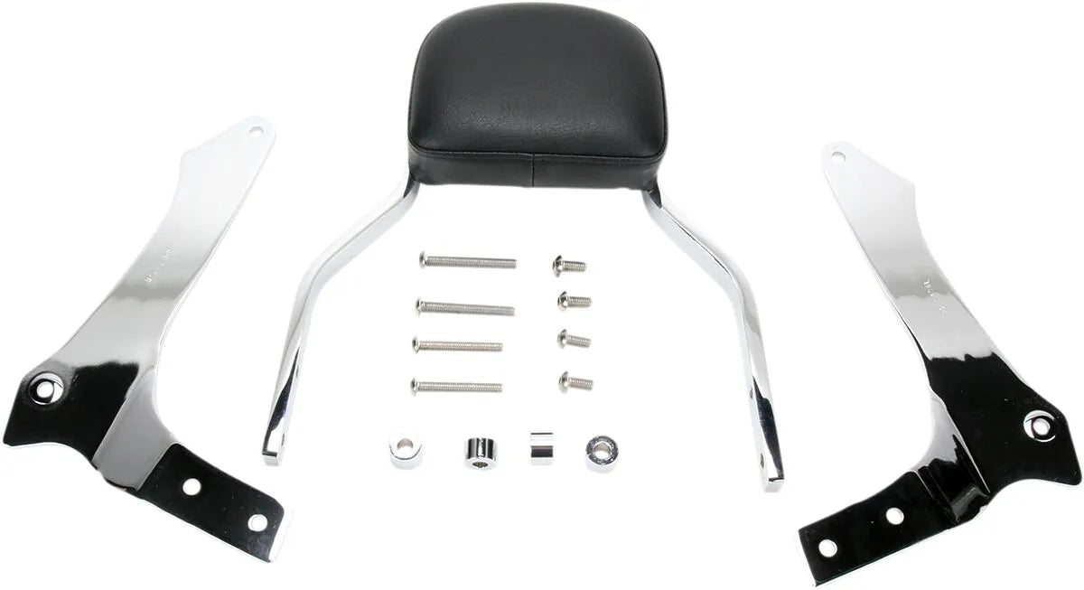 Cobra Square Sissy Bar Kit - Krom