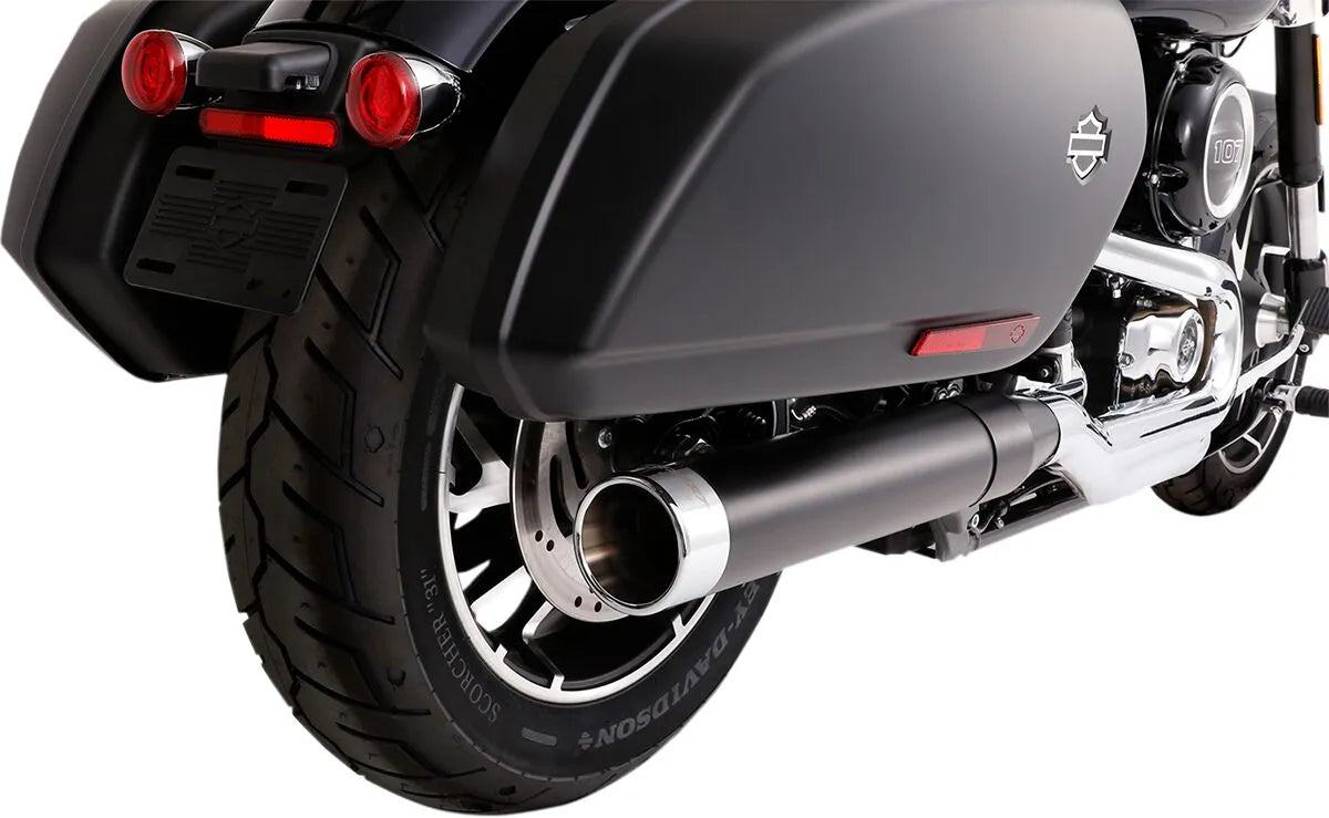 Rinehart Racing 4" Slip-on Muffler For Softail Sport Glide