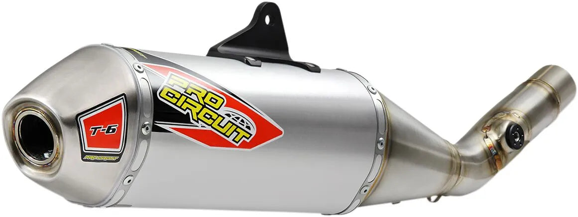 Pro Circuit T-6 Slip-on Silencer With Spark Arrestor