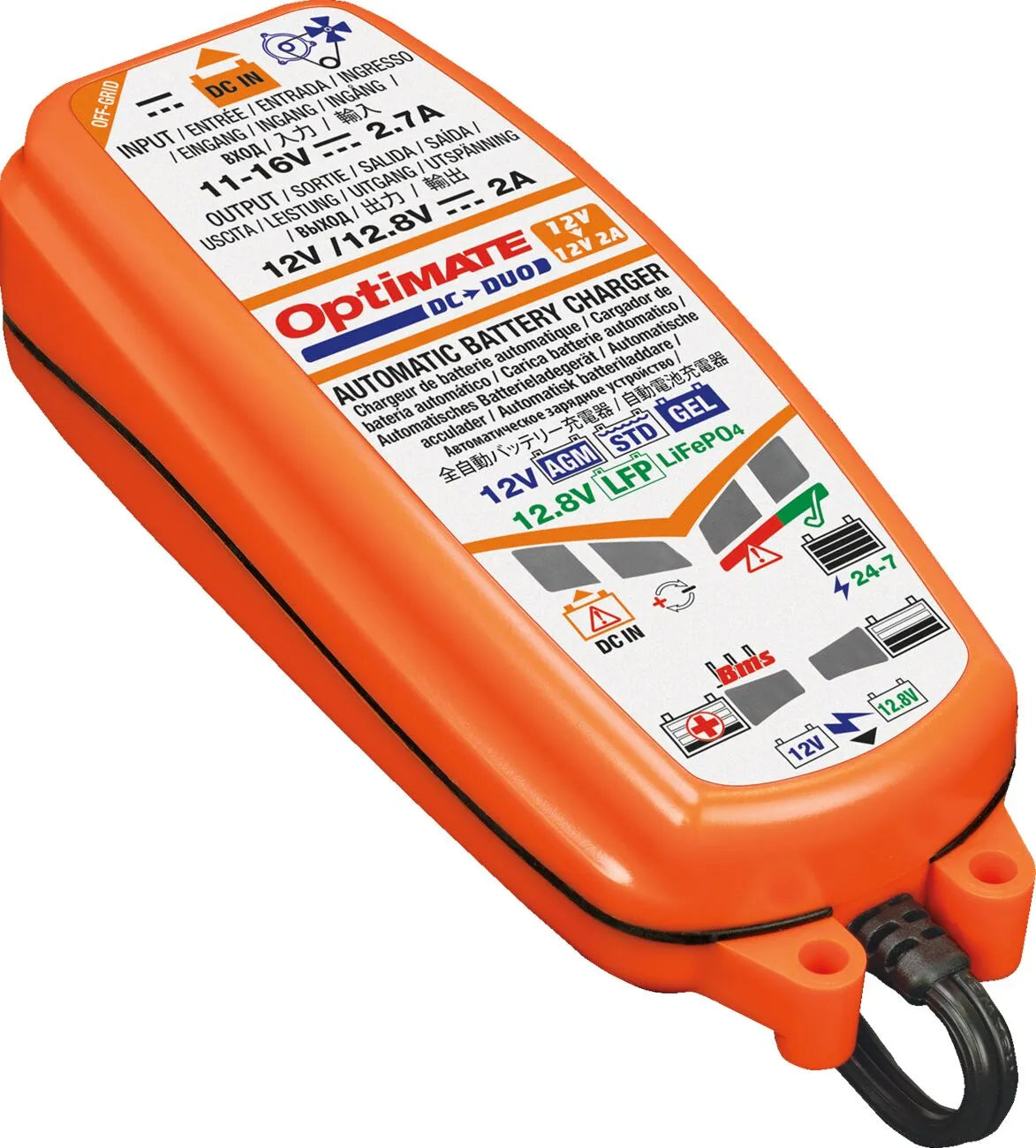 Tecmate Optimate 12v batterioplader & vedligeholdelse