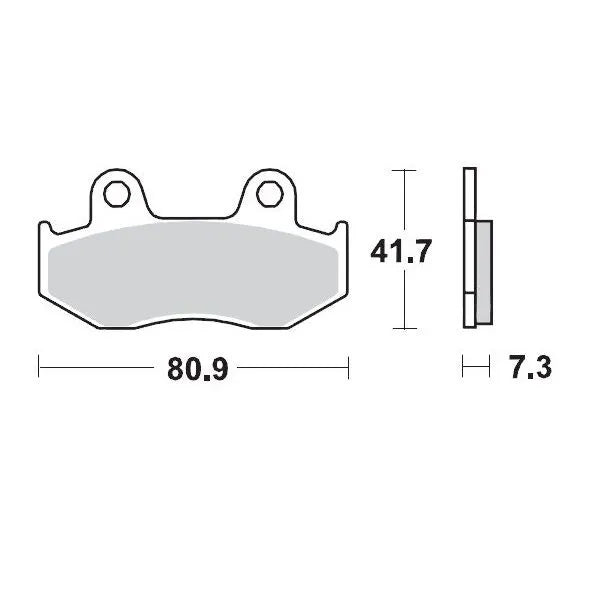 Moto-master Racing Offroad Brake Pads - Sintered Metal