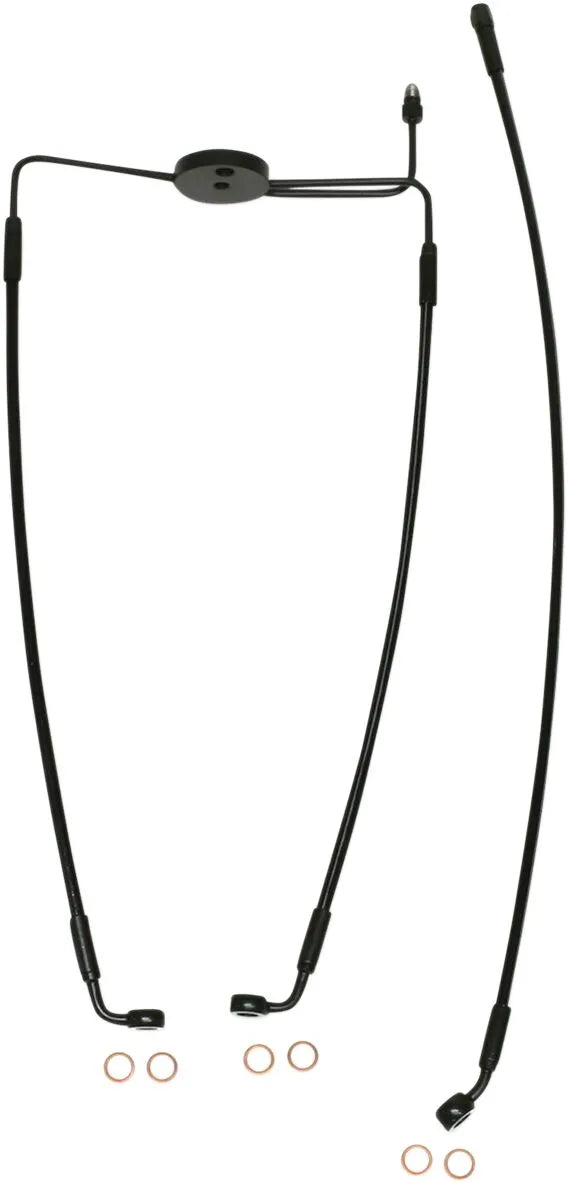 Magnum Shielding Xr Stainless Front Brakeline Kit - Non-abs