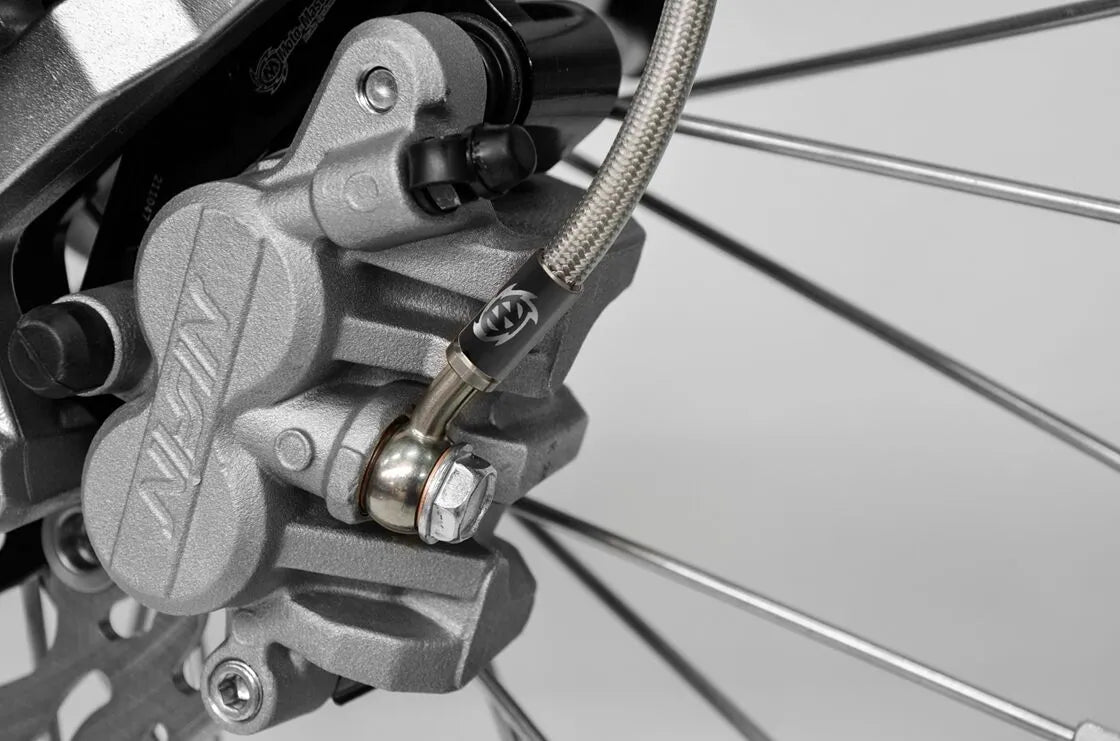 Moto-master Stainless Steel Brake Line For Radial Master Cylinder